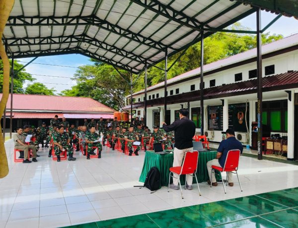 Kodim 1712/Sarmi Terima Sosialisasi Tentang Perpajakan dari KPP